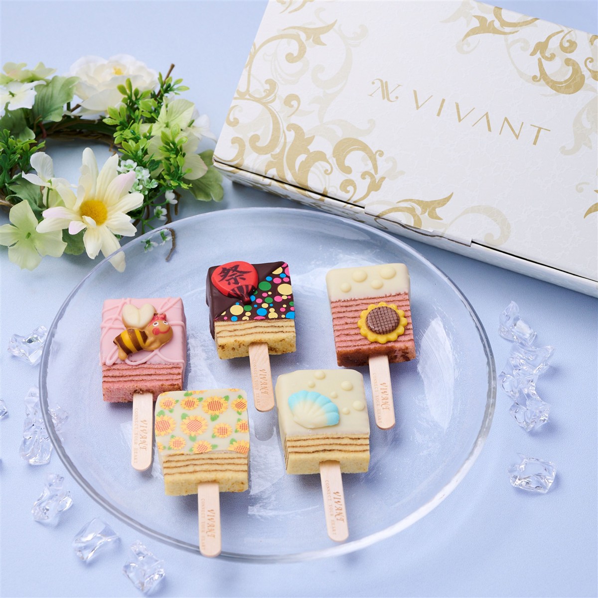 彩り豊かなフローズンバー