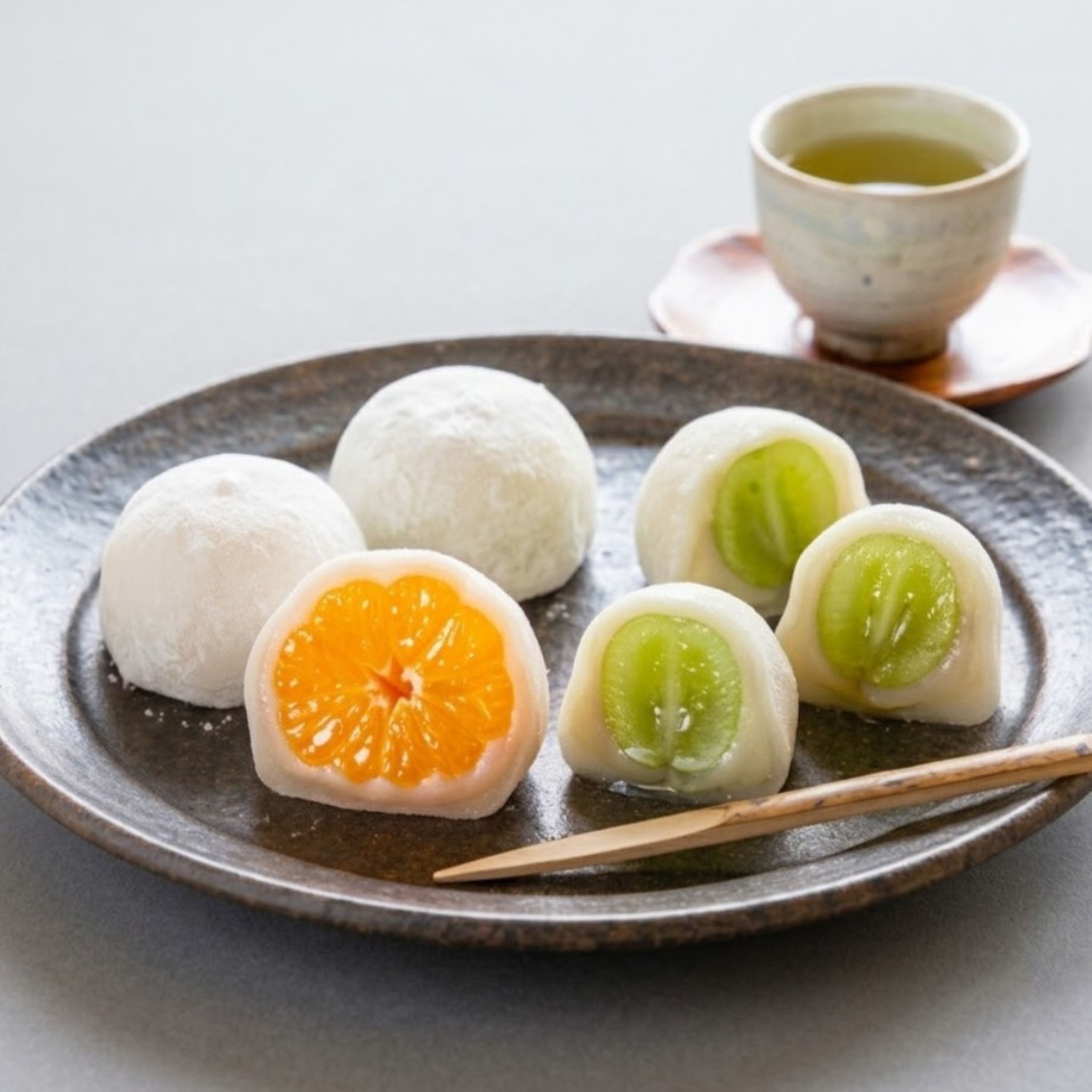果実を使った大福